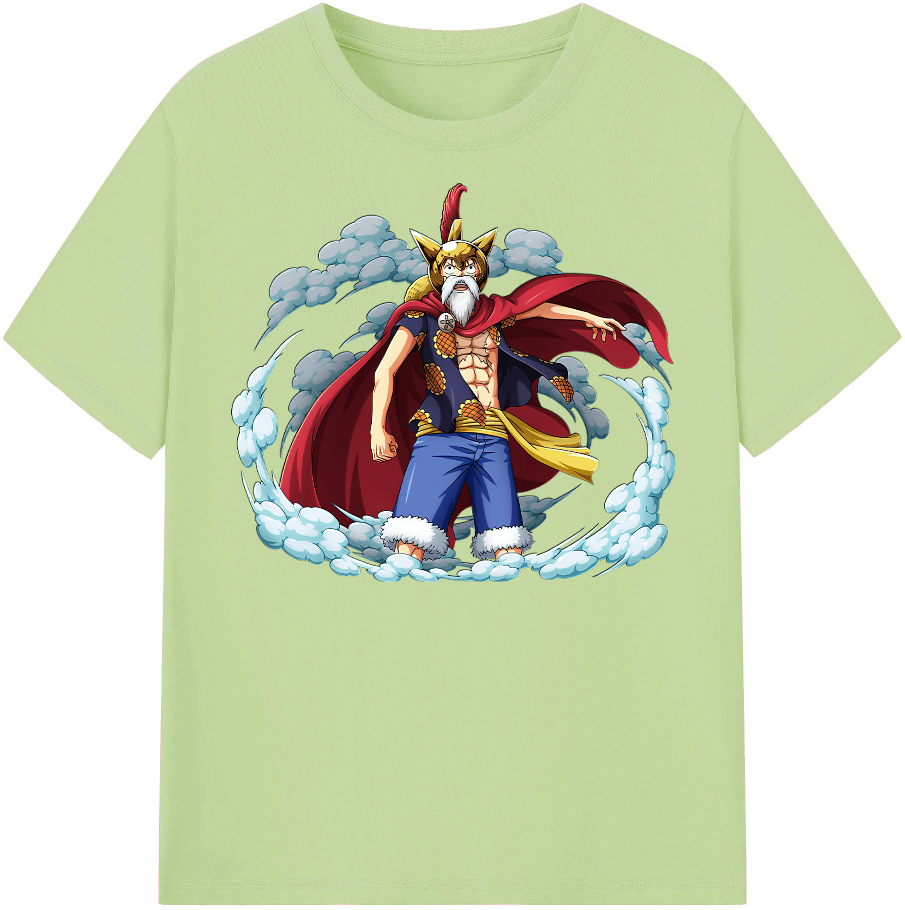 ワンピース モンキー・D・ルフィ ONE PIECE Monkey D. Luffy 綿100％半袖Tシャツ（フロントプリント）